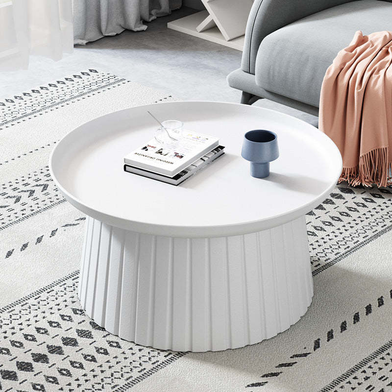 Minimalist Cylinder Plastic Coffee Table