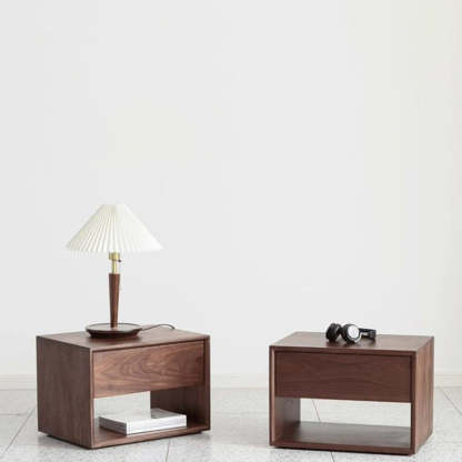 Nordic Wood 1-Drawer Nightstand