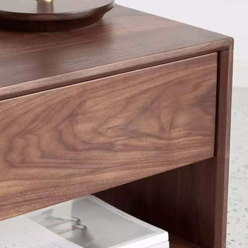 Nordic Wood 1-Drawer Nightstand