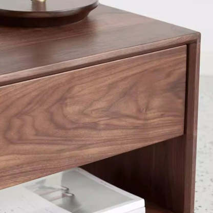 Nordic Wood 1-Drawer Nightstand