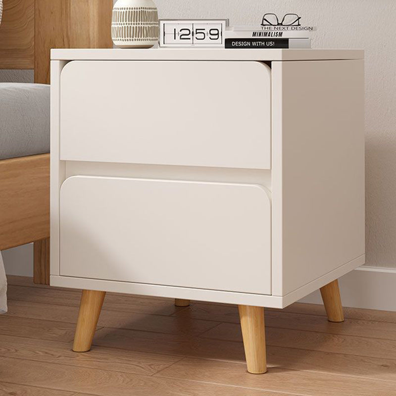 Minimalist Solid Wood Panel Nightstand