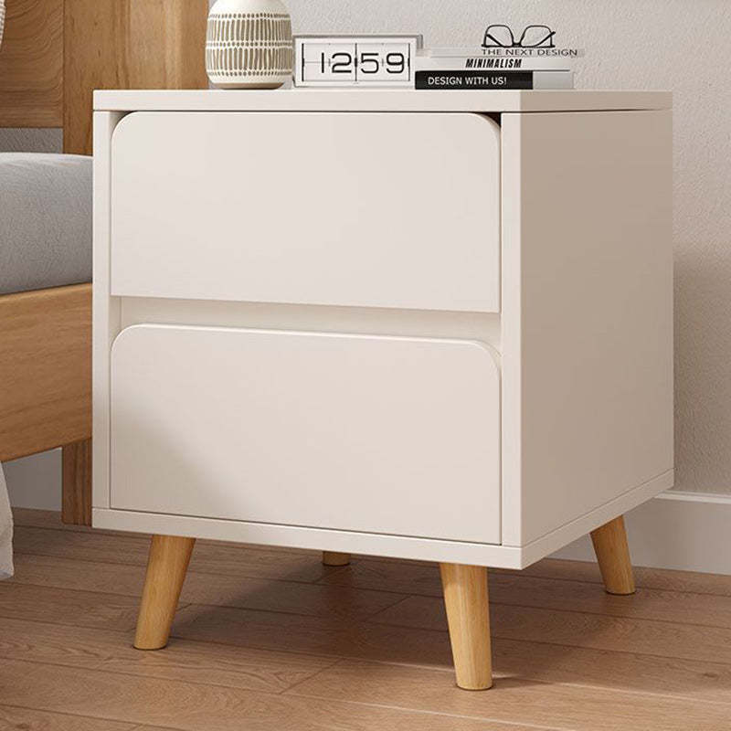 Minimalist Solid Wood Panel Nightstand