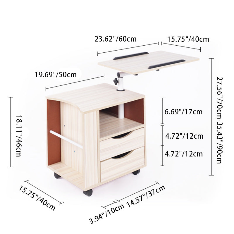 Minimalist Carbon Steel Nightstand