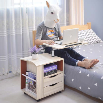 Minimalist Carbon Steel Nightstand