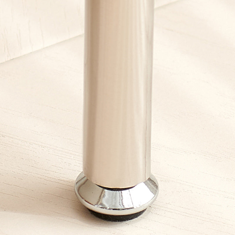 Minimalist Stainless Steel Nightstand 1-Cabinet