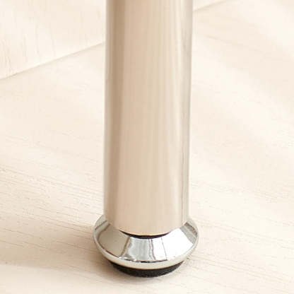 Minimalist Stainless Steel Nightstand 1-Cabinet