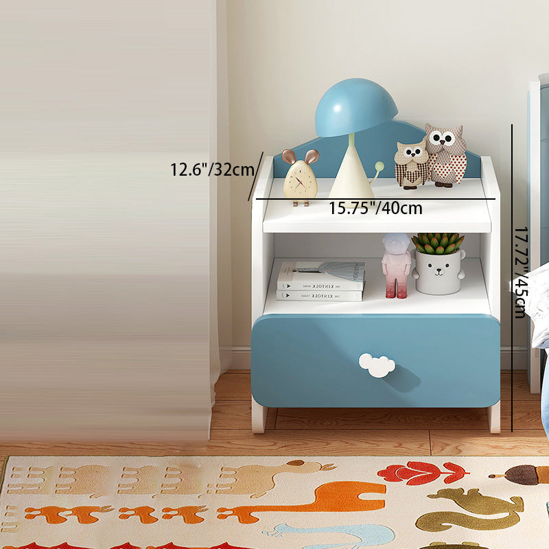 Kids Faux Panel Nightstand — 2 / Blue