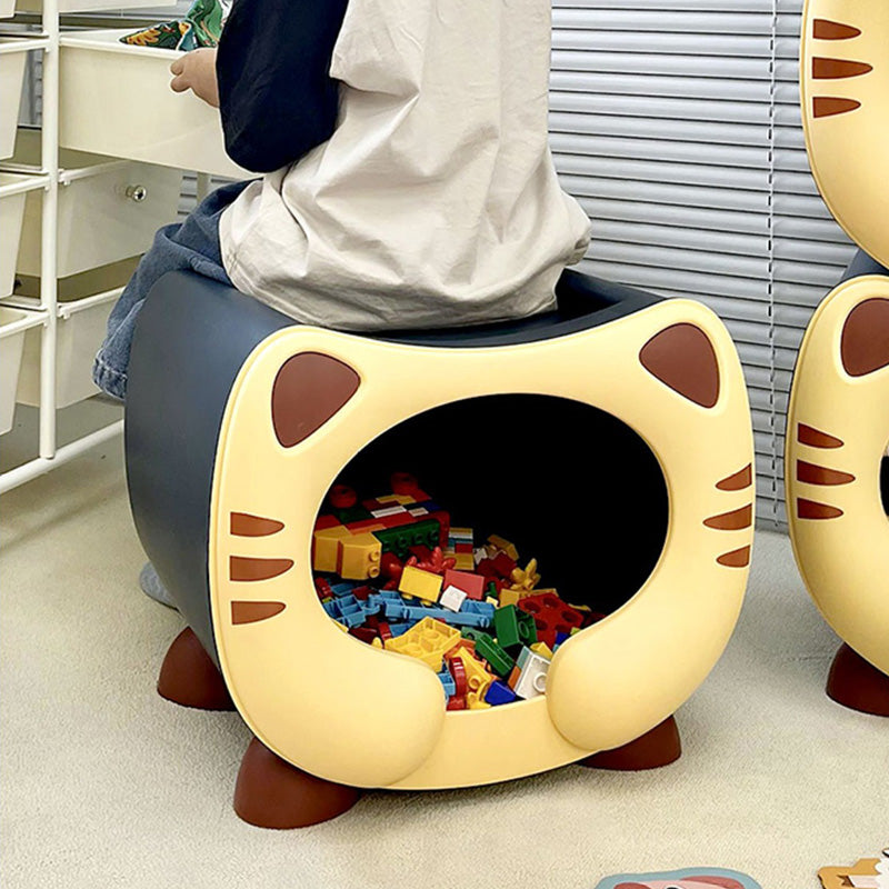 Kids Round Cat Nightstand