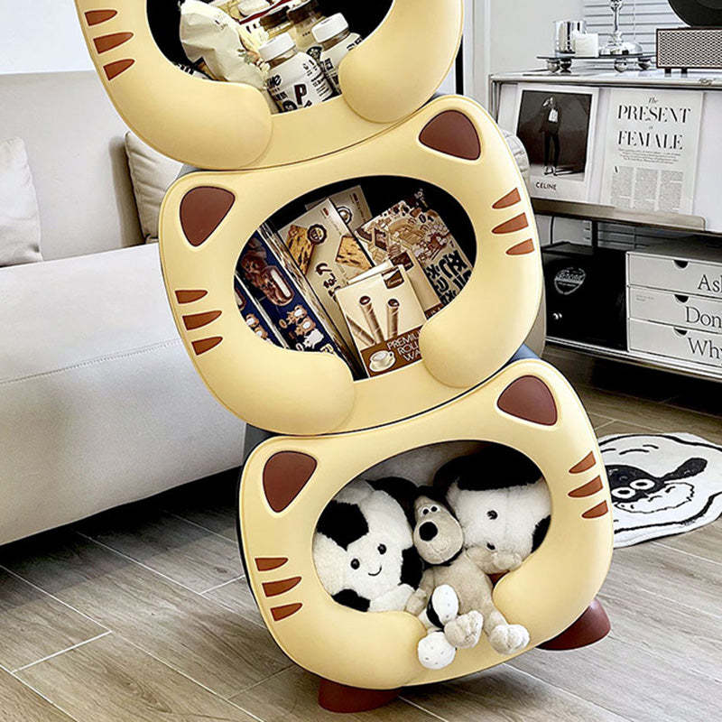 Kids Round Cat Nightstand