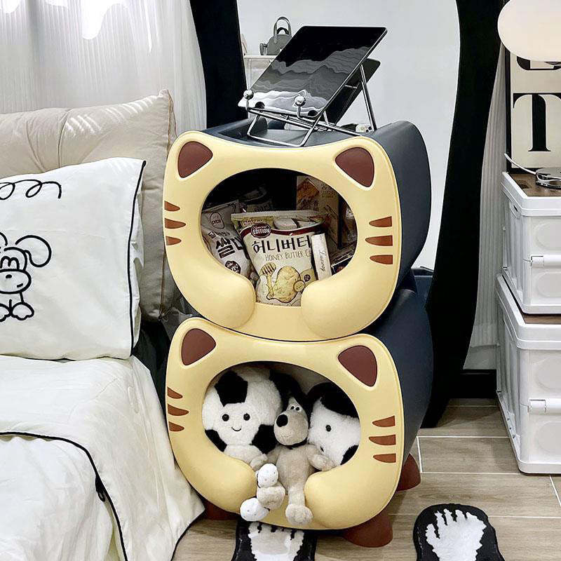 Kids Round Cat Nightstand