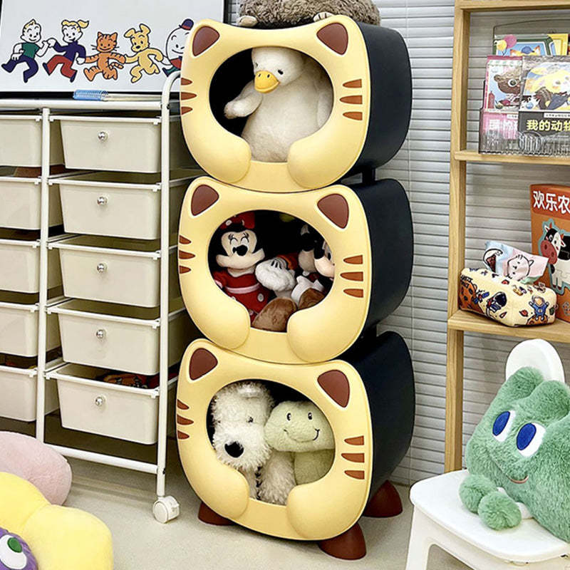 Kids Round Cat Nightstand