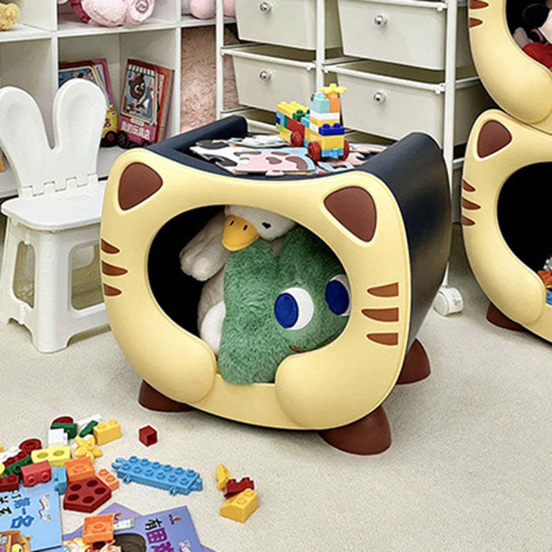 Kids Round Cat Nightstand