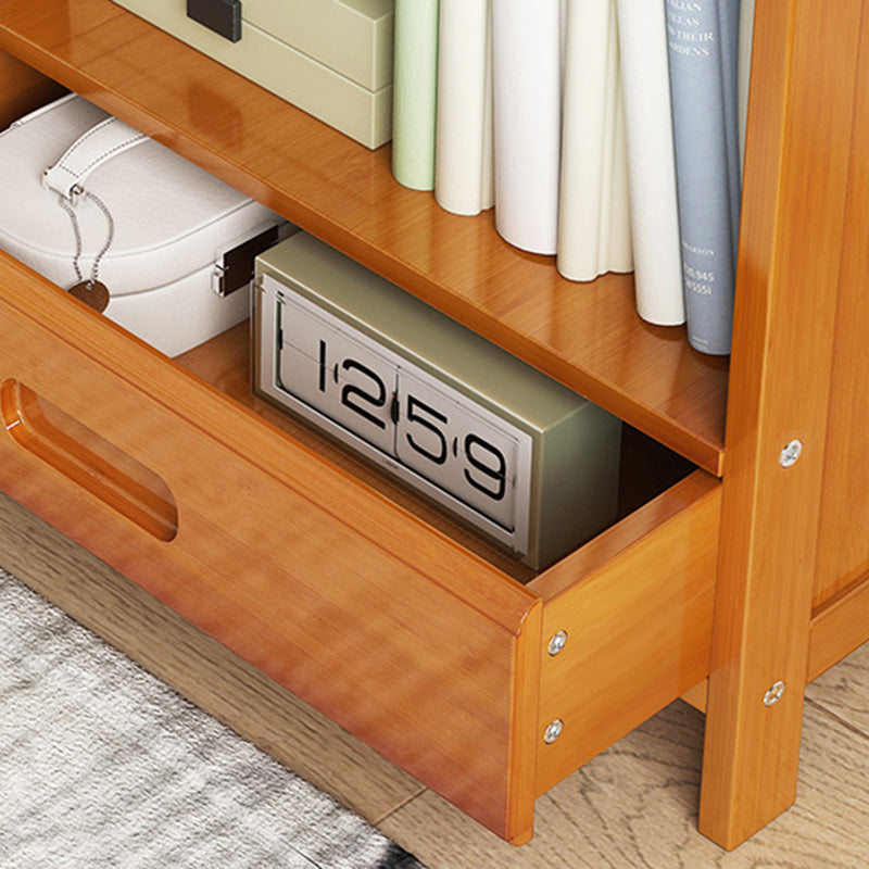 Minimalist Nan Bamboo Nightstand — D / Wood Color