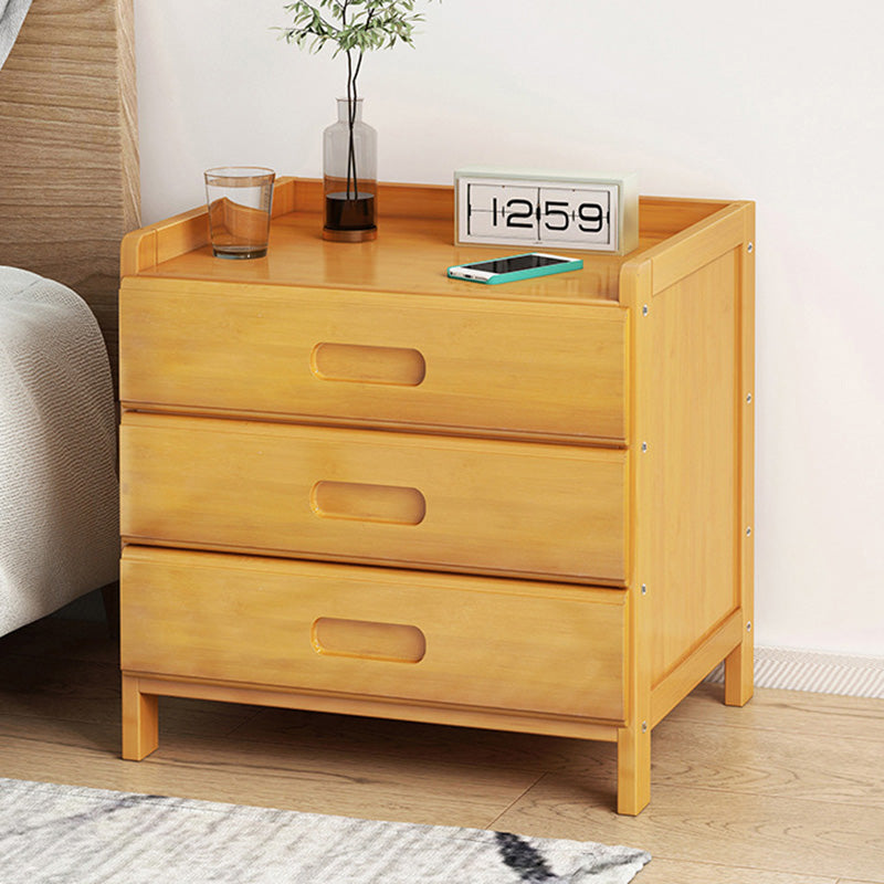 Minimalist Nan Bamboo Nightstand — A / Teal