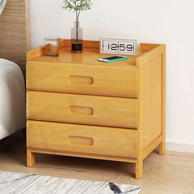 Minimalist Nan Bamboo Nightstand — A / Teal