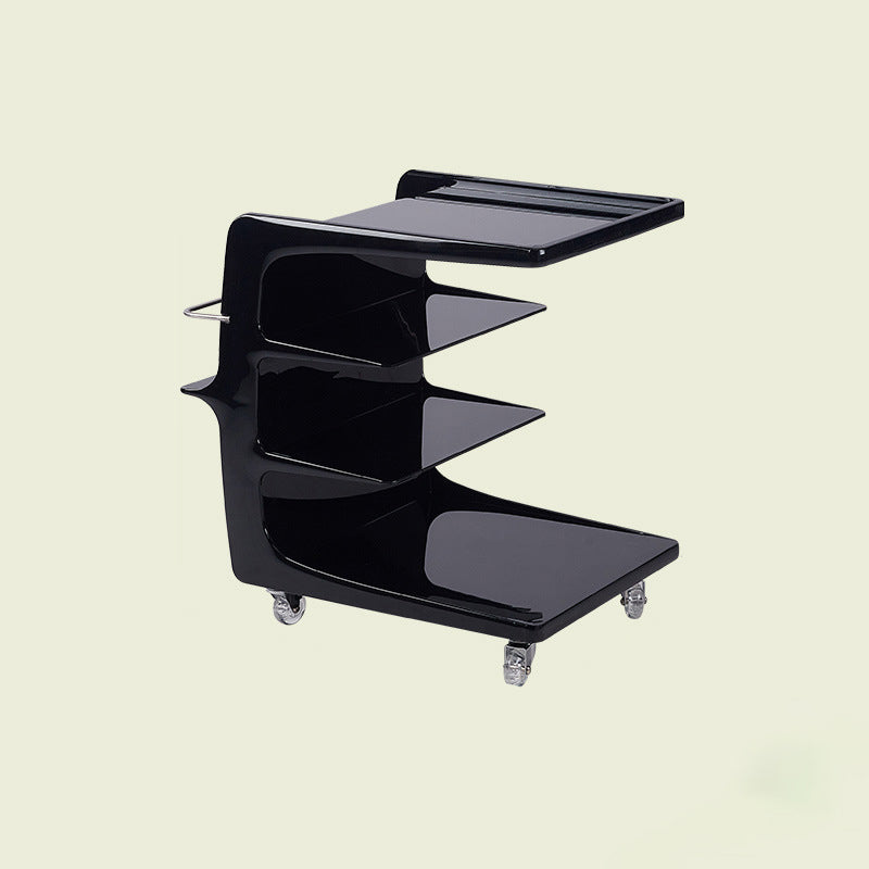 Minimalist Plastic 4-Tier End Table