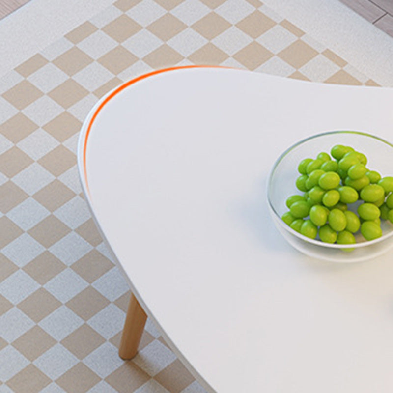 Japanese Oval Wood Coffee Table