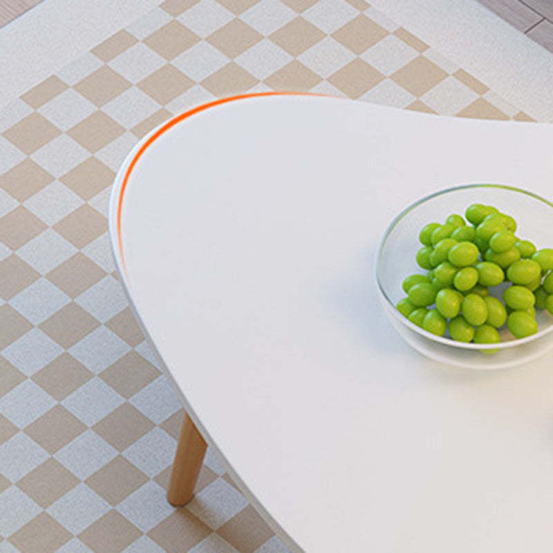 Japanese Oval Wood Coffee Table