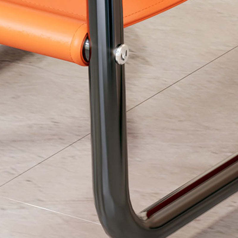 Nordic Glass Iron Fabric End Table