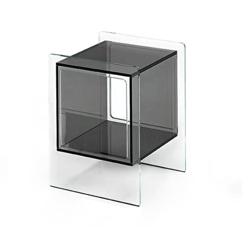 Contemporary Rectangular Acrylic End Table