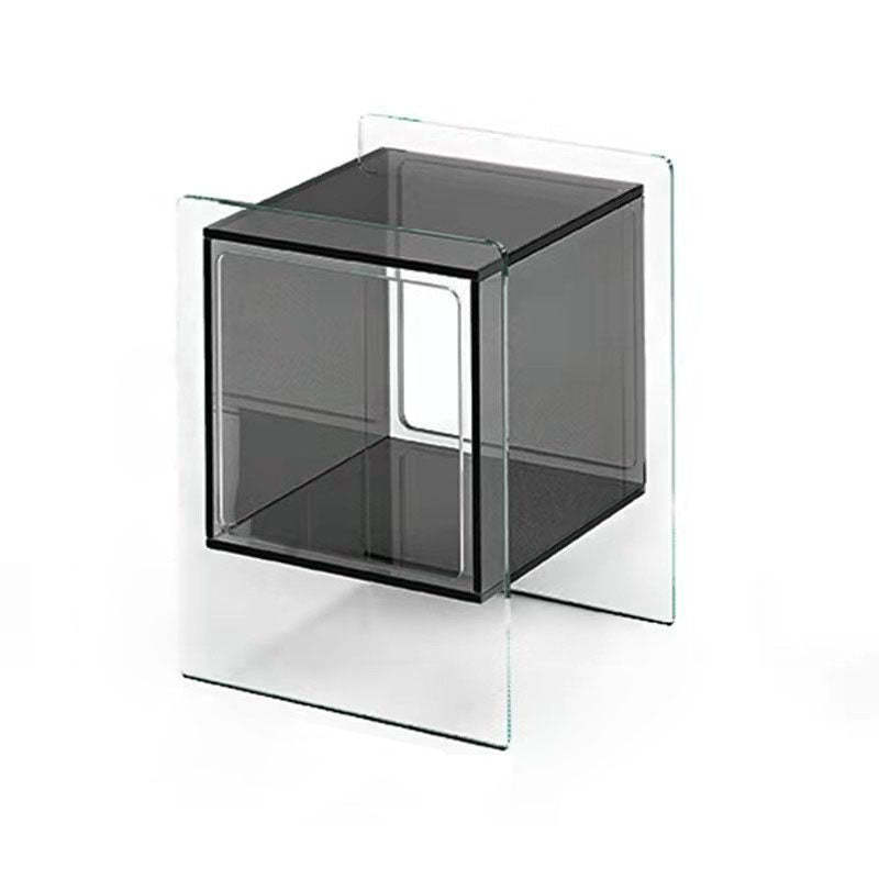 Contemporary Rectangular Acrylic End Table