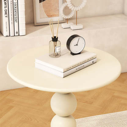 Scandinavian Iron Rock Slab End Table