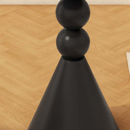 Scandinavian Iron Rock Slab End Table