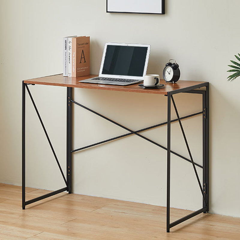 Contemporary Wood Iron Side Table