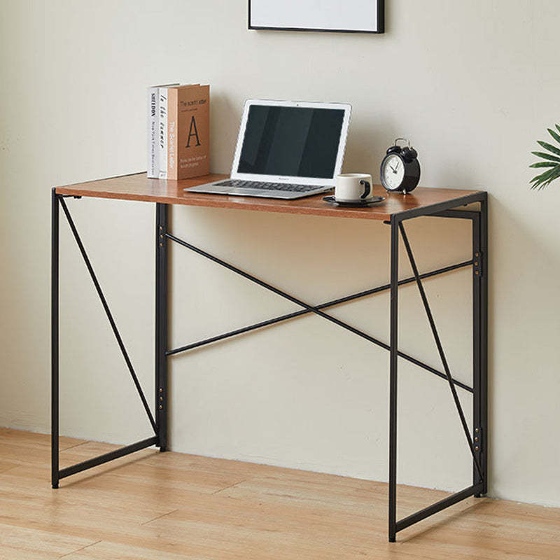 Contemporary Wood Iron Side Table
