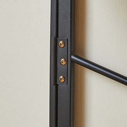 Contemporary Wood Iron Side Table