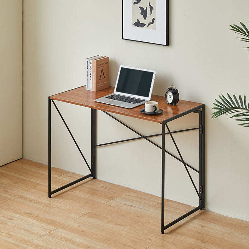 Contemporary Wood Iron Side Table