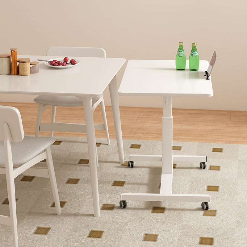 Minimalist Wood Steel Side Table