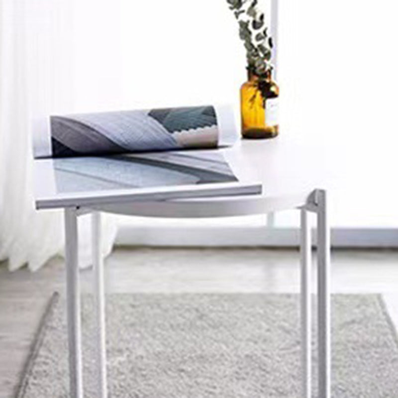 Contemporary Round Steel End Table
