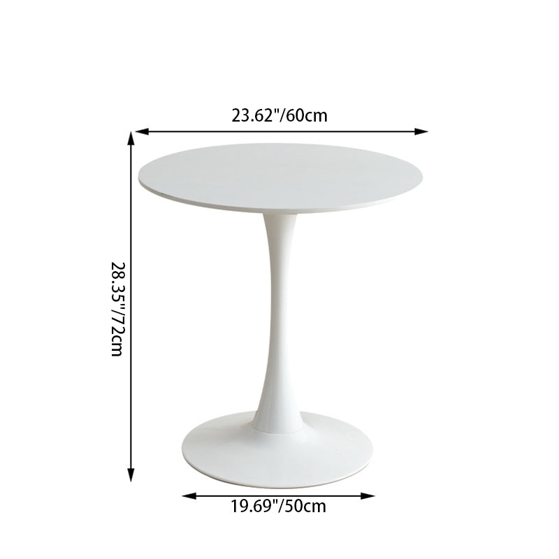 Scandinavian Round Iron 1-Tier Coffee Table