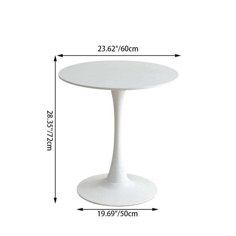 Scandinavian Round Iron 1-Tier Coffee Table
