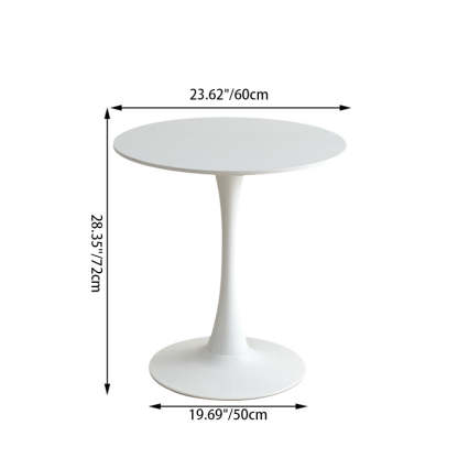 Scandinavian Round Iron 1-Tier Coffee Table