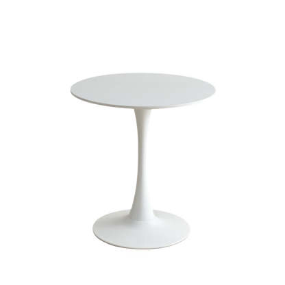 Scandinavian Round Iron 1-Tier Coffee Table