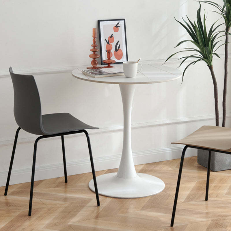 Scandinavian Round Iron 1-Tier Coffee Table