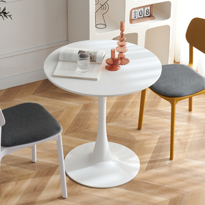 Scandinavian Round Iron 1-Tier Coffee Table