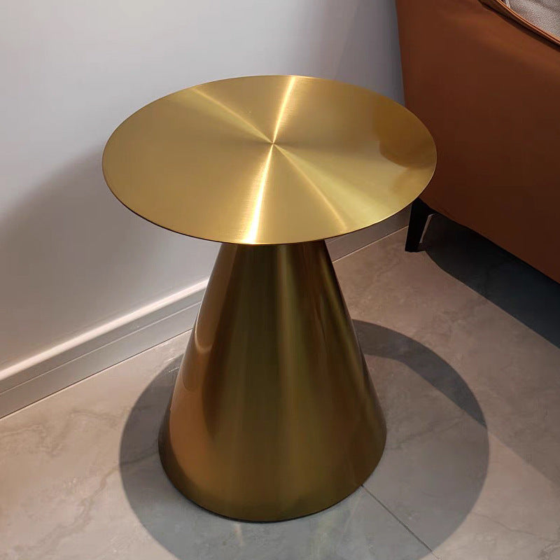 Minimalist stainless end gold steel end & side tables, Lighom