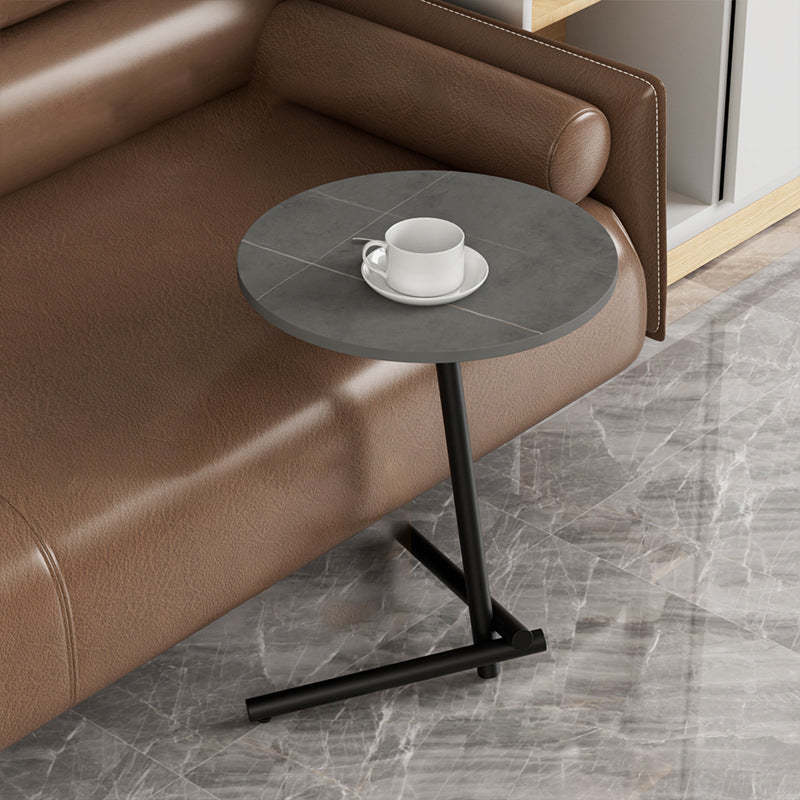 Scandinavian Rock Slab Iron Coffee Table