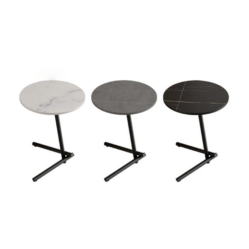 Scandinavian Rock Slab Iron Coffee Table