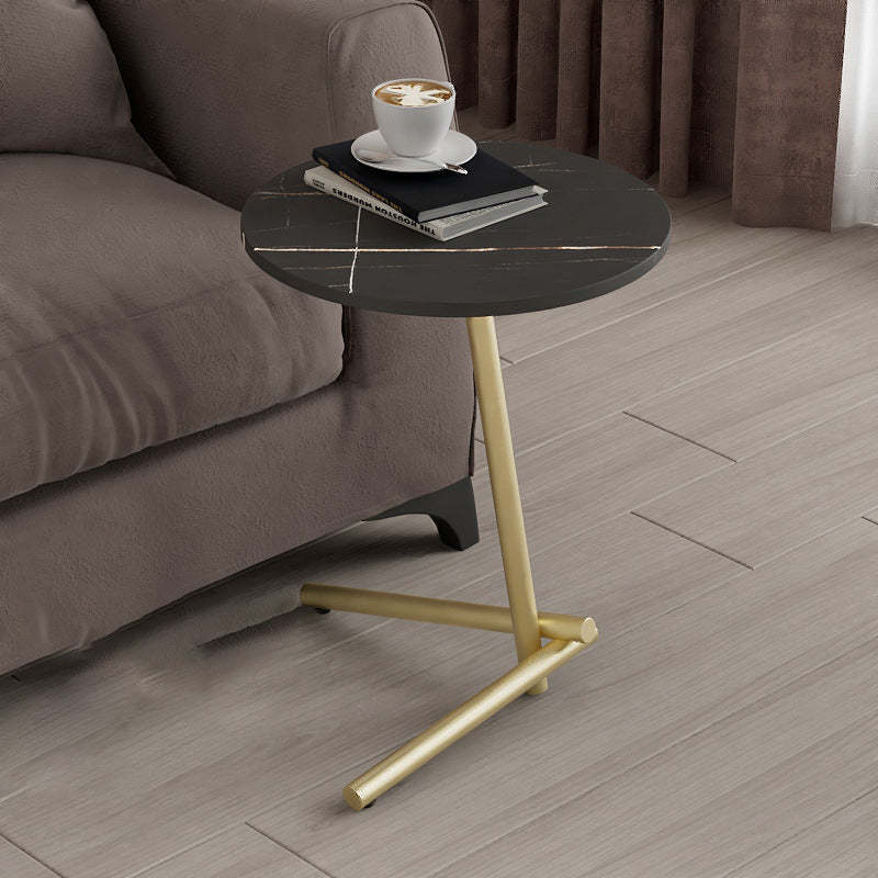 Nordic slab rock black coffee tables — Gold