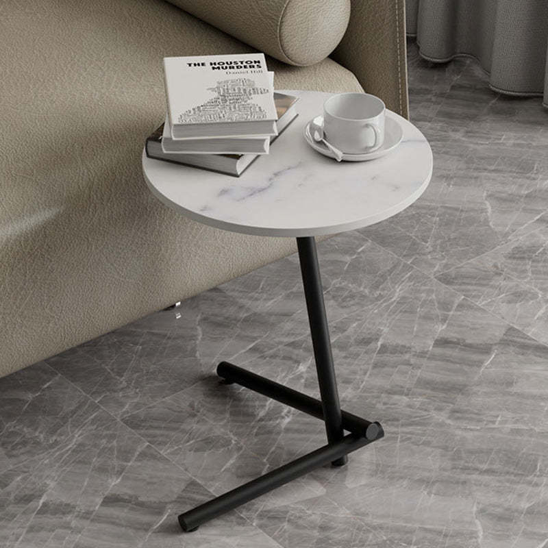 Scandinavian Rock Slab Iron Coffee Table