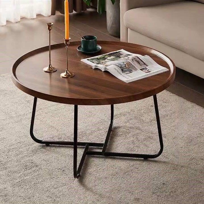 Nordic Wood Iron Coffee Table