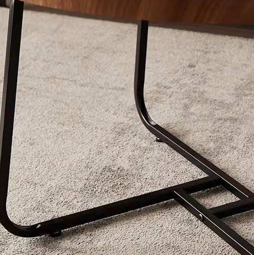 Nordic Wood Iron Coffee Table