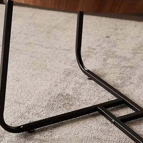 Nordic Wood Iron Coffee Table