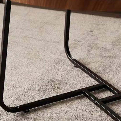 Nordic Wood Iron Coffee Table