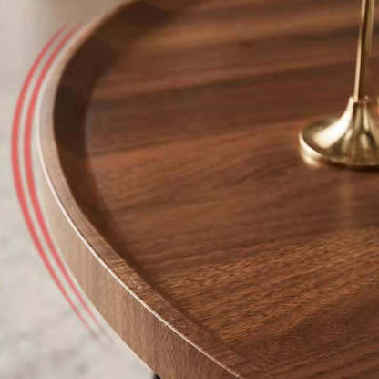 Nordic Wood Iron Coffee Table