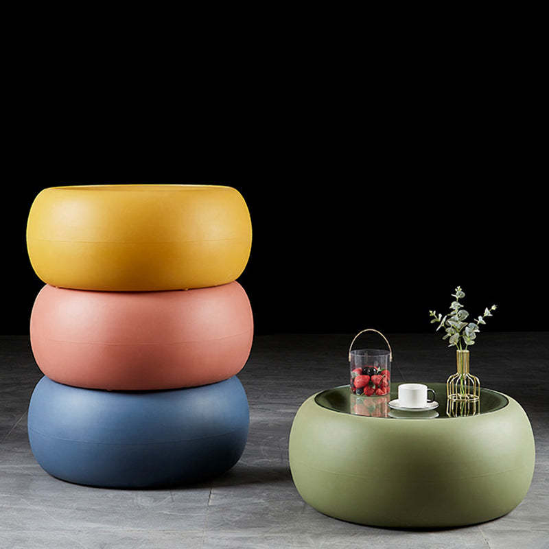Nordic Plastic Glass Coffee Table